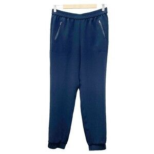 J. Crew Pants Navy Blue Joggers Stretch Casual Athleisure Bottoms Women’s Size 6